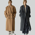 Loose And Lazy Style Thickened Woolen Coat